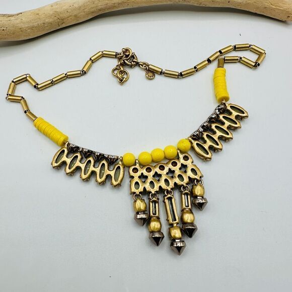 J. Crew Bead Crystal Statement Necklace - Picture 6 of 8